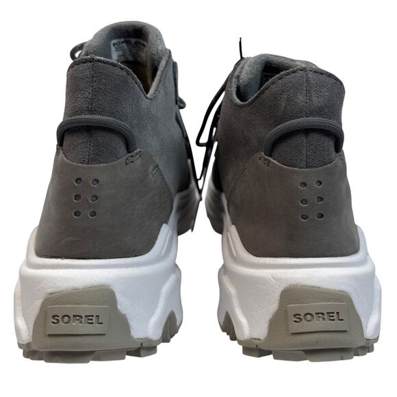 Sorel Sneaker Boot Kinetic Breakthru Caribou Womens 8 Quarry Gray WP Insulated - Picture 7 of 11